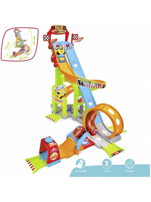 ABC Piste de voiture Jays Jump N Fun Tower - Kiabi