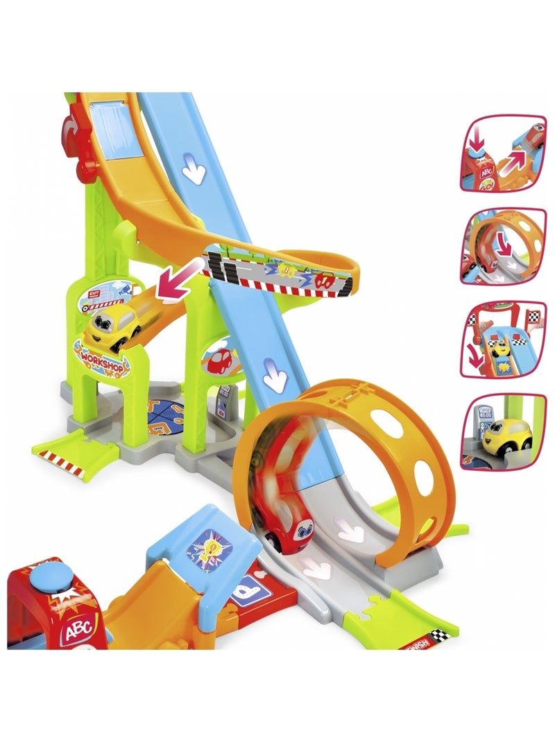 ABC Piste de voiture Jays Jump N Fun Tower Multicolore - Kiabi