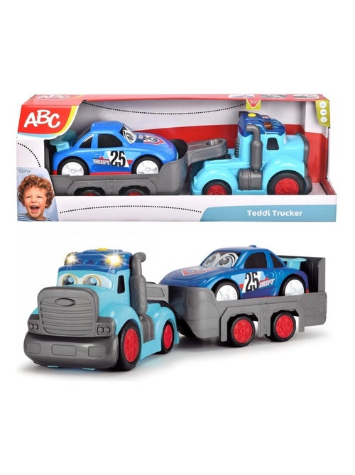 ABC Teddi Trucker 60cm avec son et lumière - Kiabi
