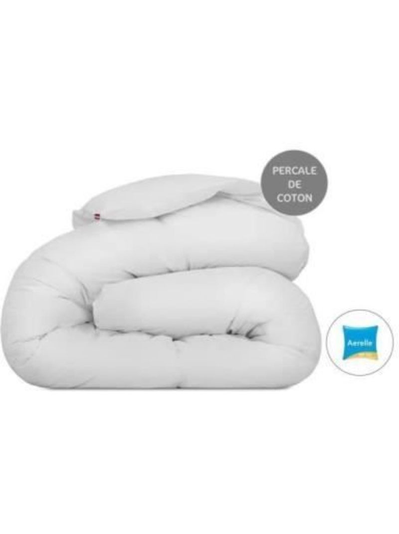 Abeil couette chaude aerelle® soft flex - 240 x 260 - blanc Blanc - Kiabi