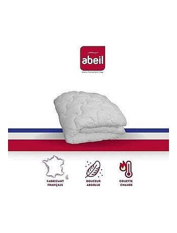 ABEIL Couette chaude Douceur Absolue 220x240 cm blanc