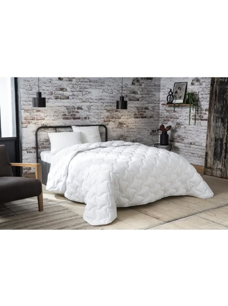 ABEIL Couette chaude Douceur Absolue 220x240 cm blanc Blanc - Kiabi