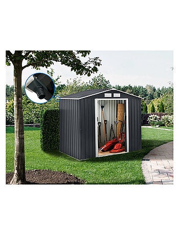 Abri de jardin en métal