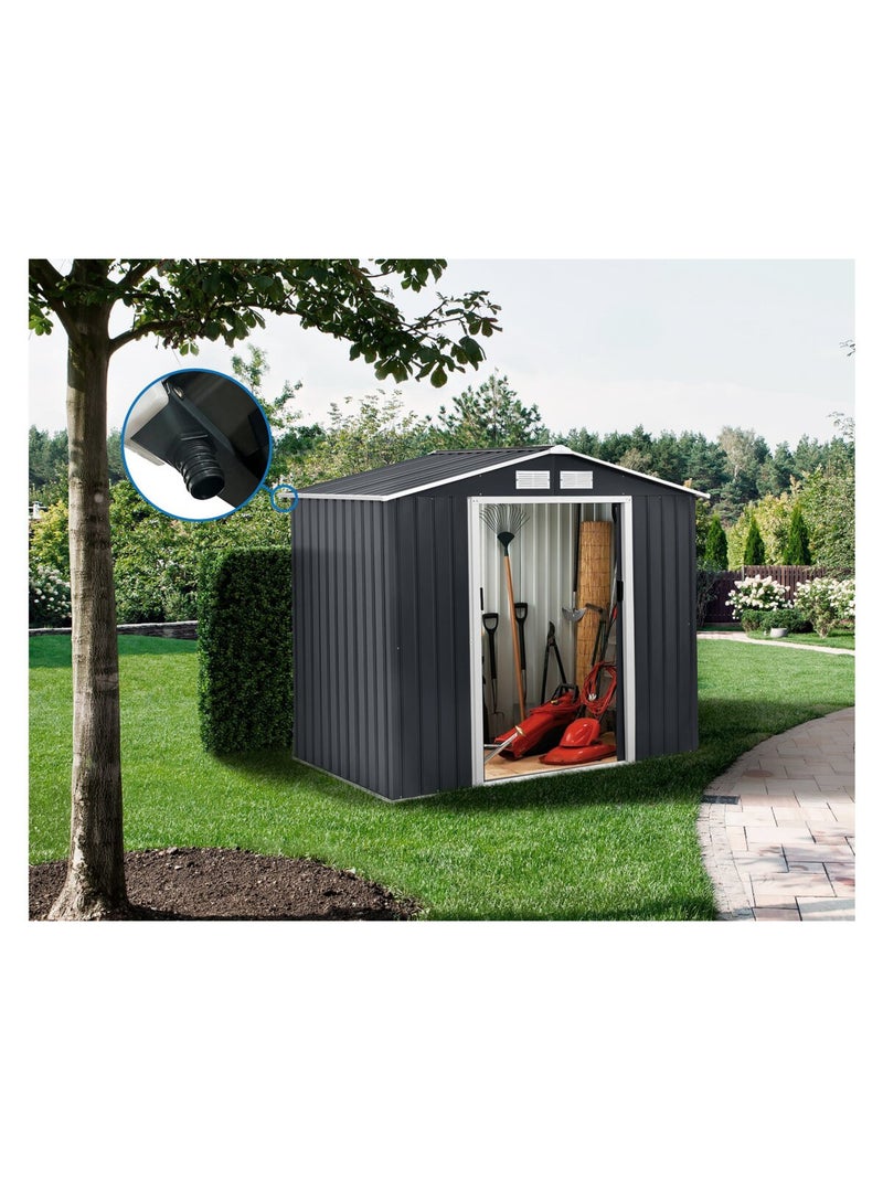 Abri de jardin en métal Gris - Kiabi