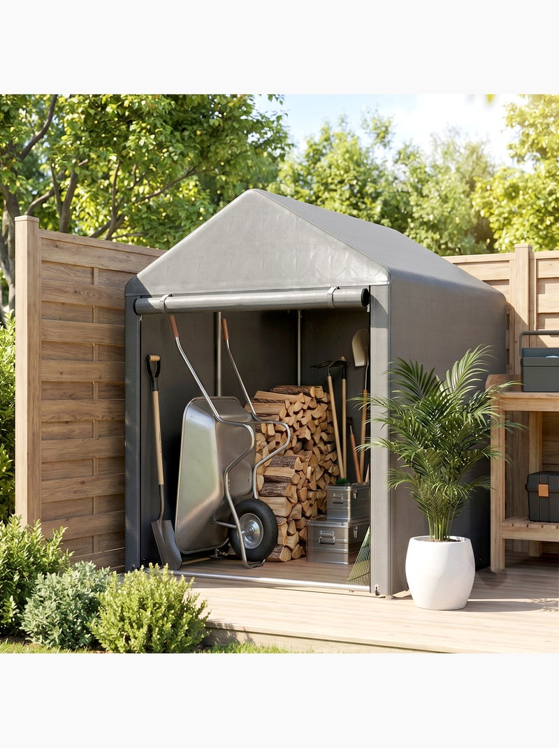 Abri de jardin extérieur résistance uv gris Gris - Kiabi