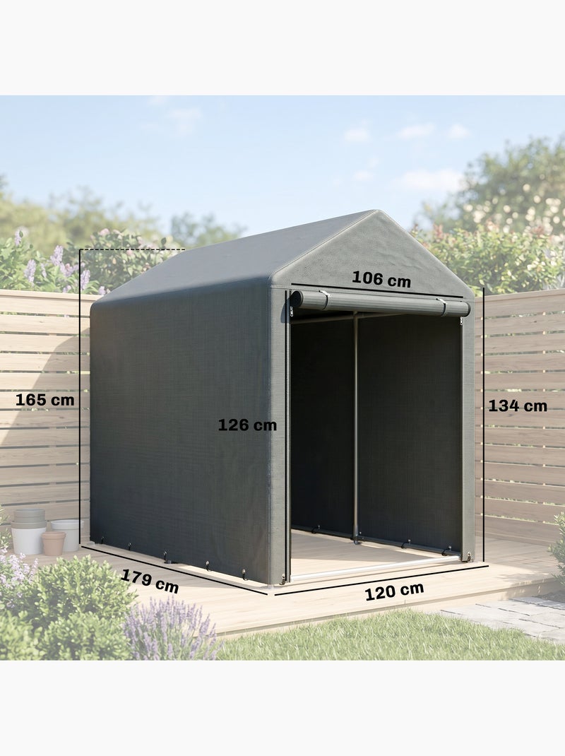 Abri de jardin extérieur résistance uv Gris - Kiabi