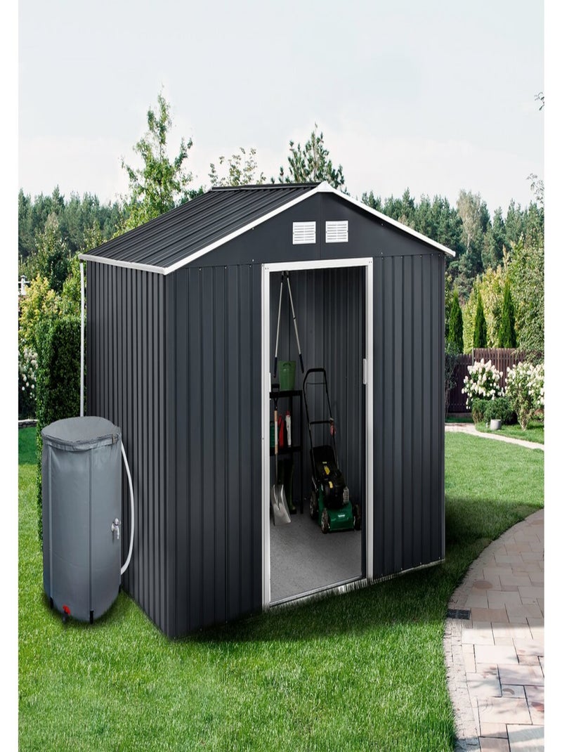 Abri de jardin métal - Gris - Kiabi