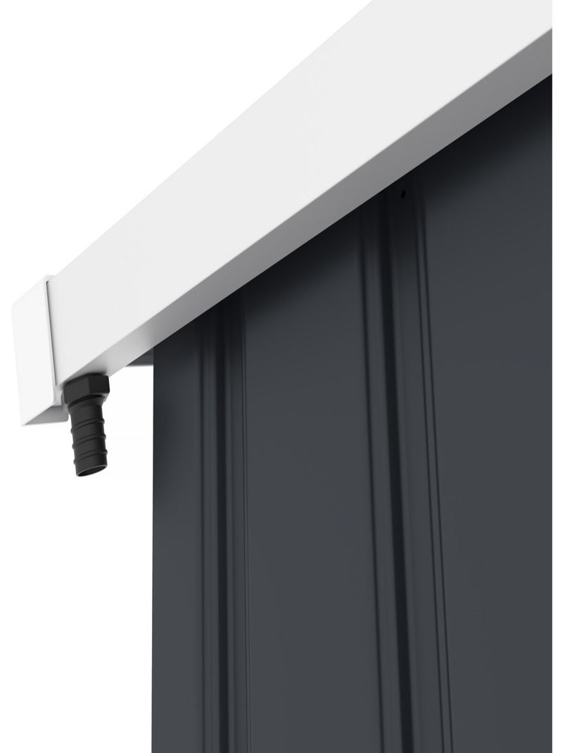 Abri de jardin métal - Gris - Kiabi