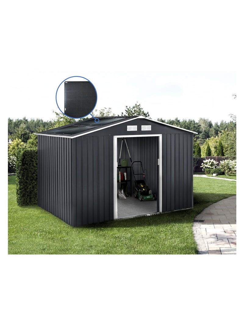 Abri de jardin métal - Gris - Kiabi