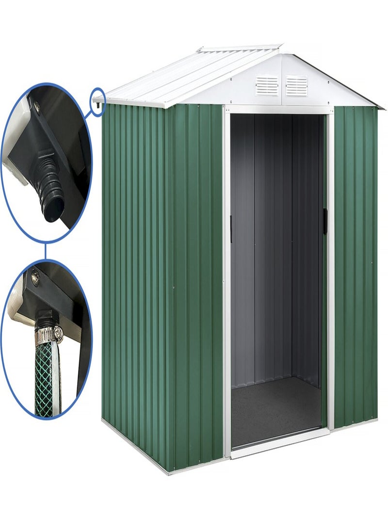 Abri de jardin métal - Vert - Kiabi