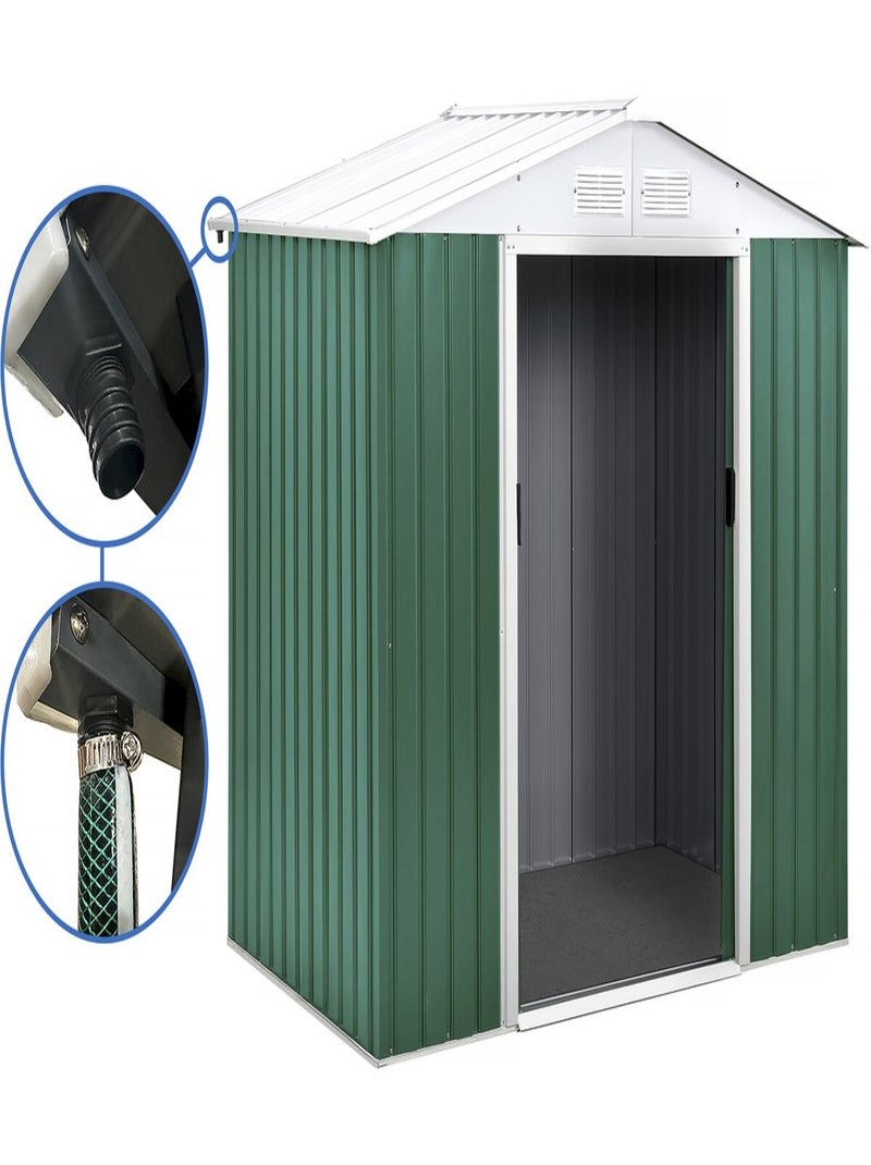 Abri de jardin métal - Vert - Kiabi
