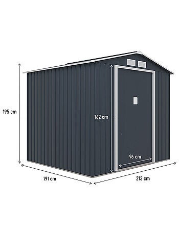 Abri de jardin métal