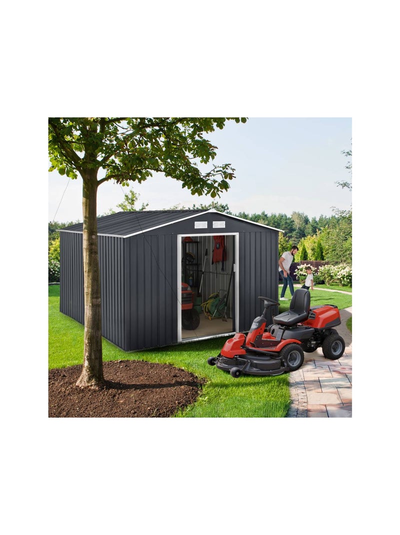 Abri de jardin métal Gris - Kiabi