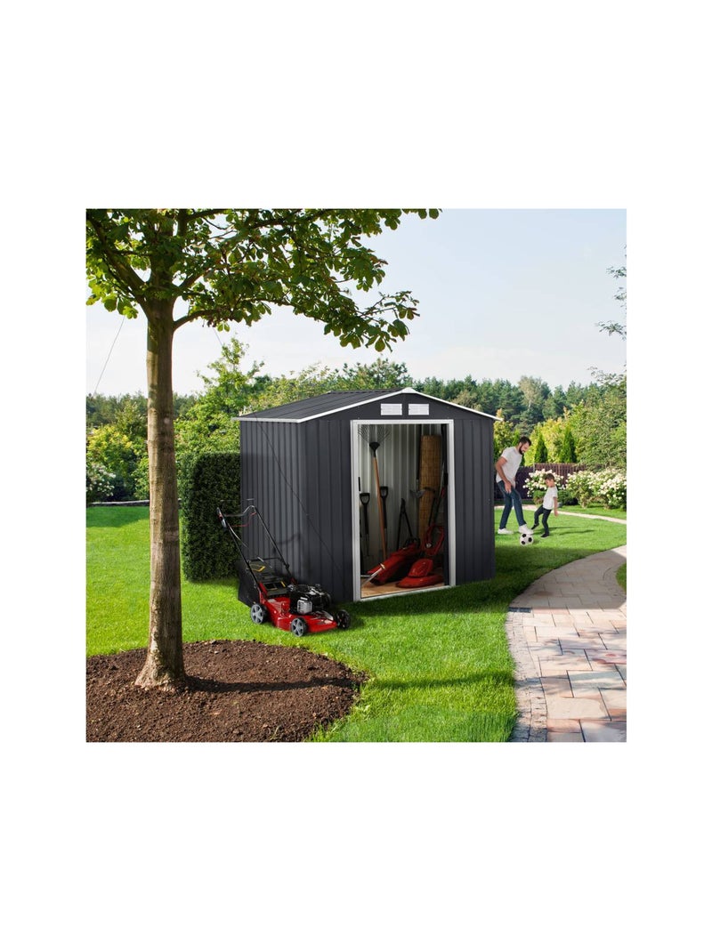 Abri de jardin métal Gris - Kiabi