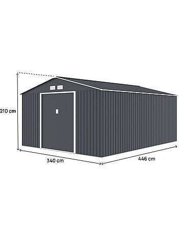 Abri de jardin métal