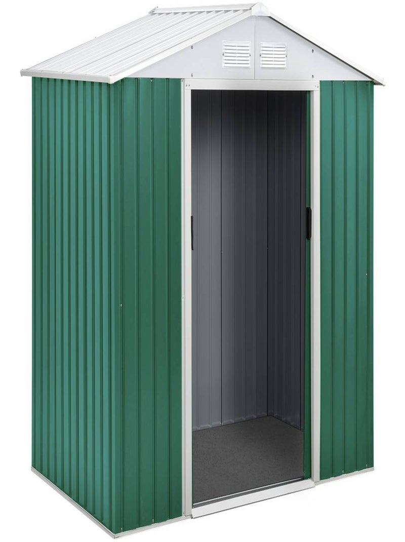Abri de jardin métal "Rosas" - 2,71 M² - Vert Vert - Kiabi