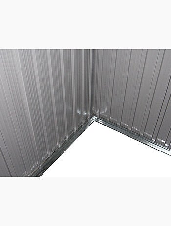 Abri de jardin métal toit plat