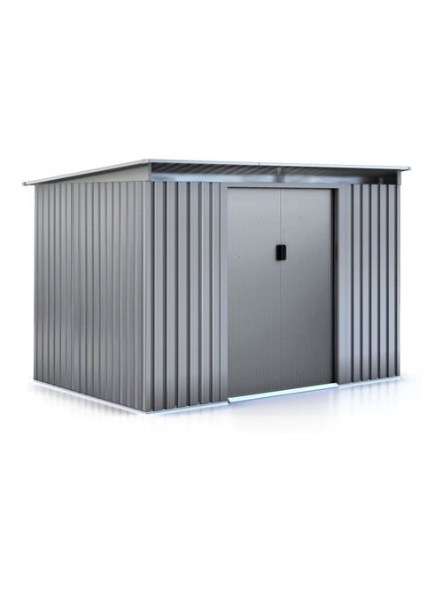 Abri de jardin métal toit plat - Kiabi