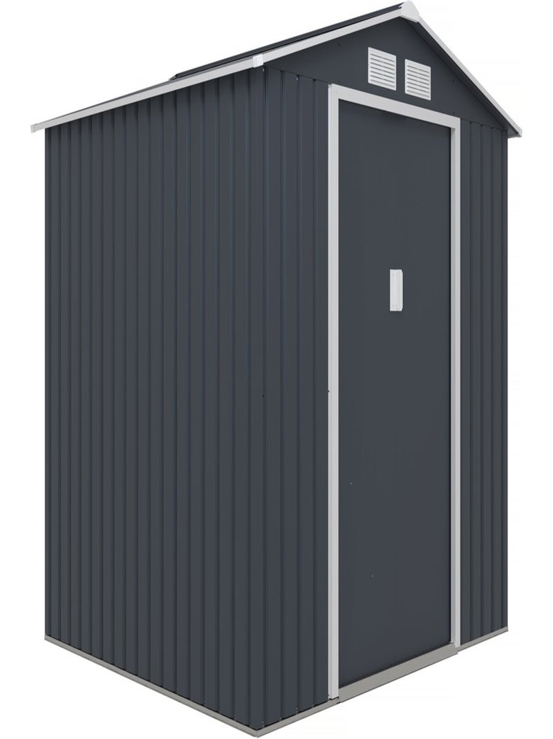 Abri de jardin métal "Vegas" - 4,07 m² - Gris Gris - Kiabi