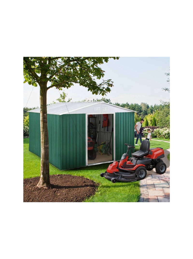Abri de jardin métal Vert - Kiabi