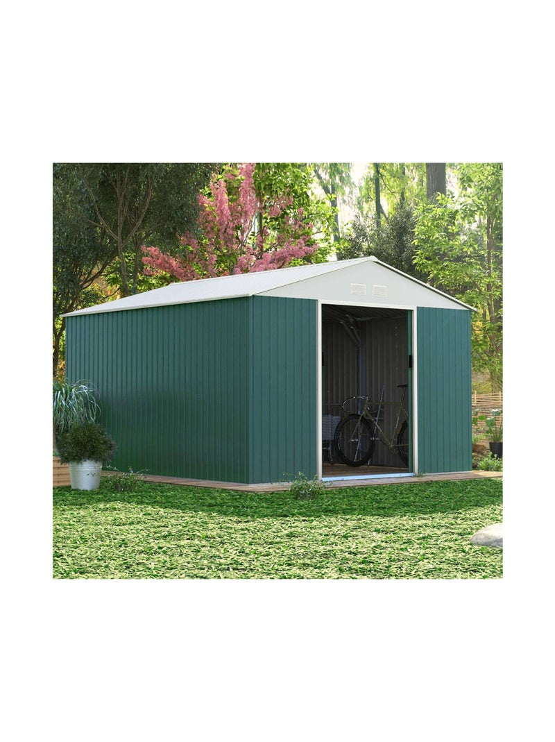 Abri de jardin métal Vert - Kiabi