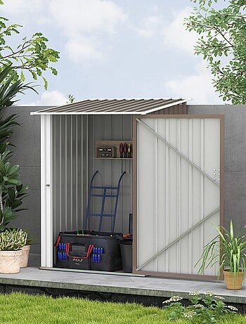 Abri de jardin porte verrouillable