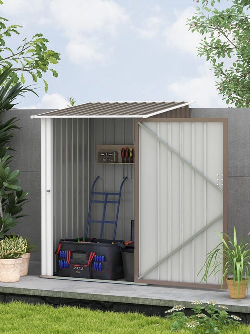 Abri de jardin porte verrouillable - Kiabi