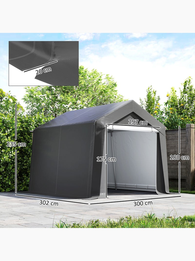 Abri de jardin rangement extérieur Gris - Kiabi