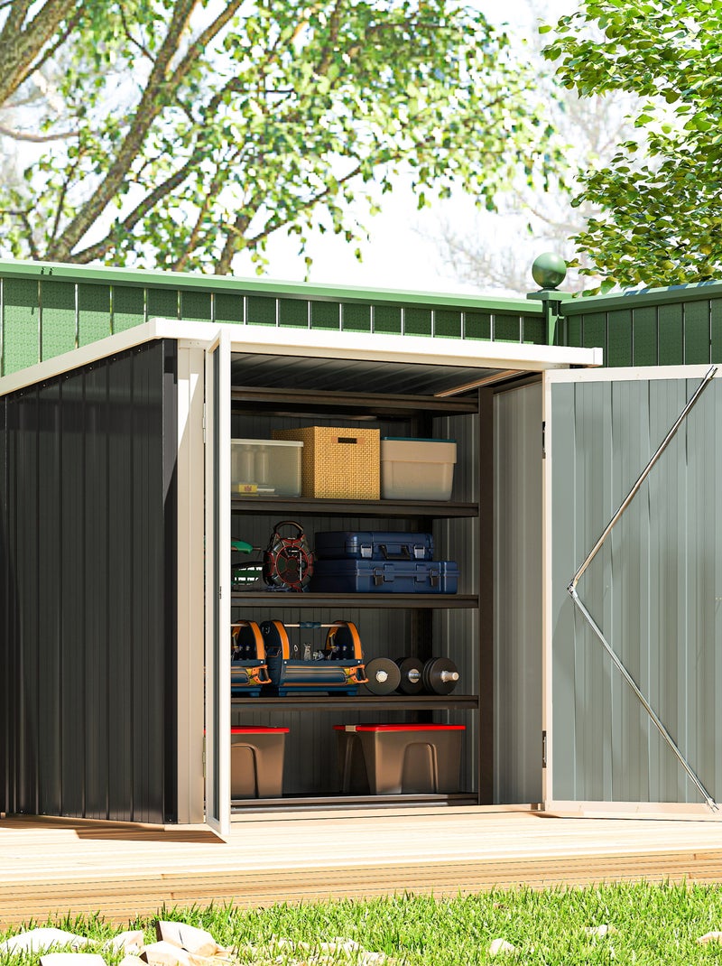 Abri de jardin, remise pour outils Noir - Kiabi