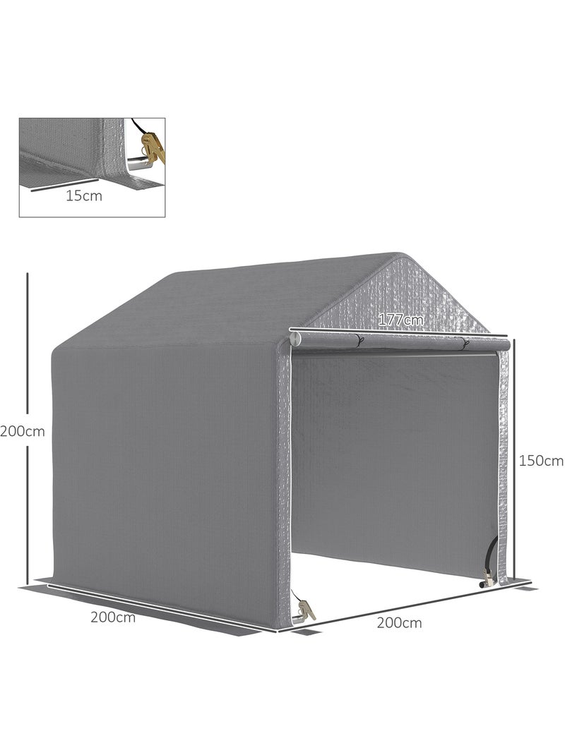 Abri de jardin tente de stockage - izitent Gris - Kiabi