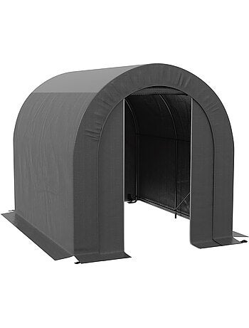 Abri de jardin tente rangement extérieur porte zippée