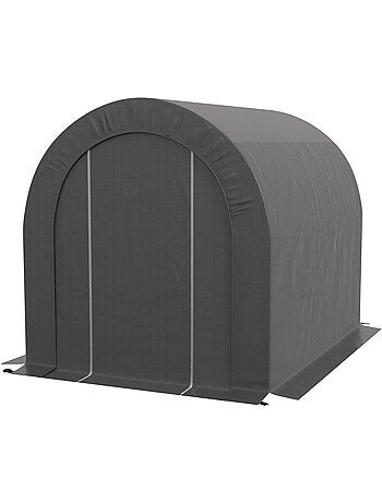Abri de jardin tente rangement extérieur porte zippée