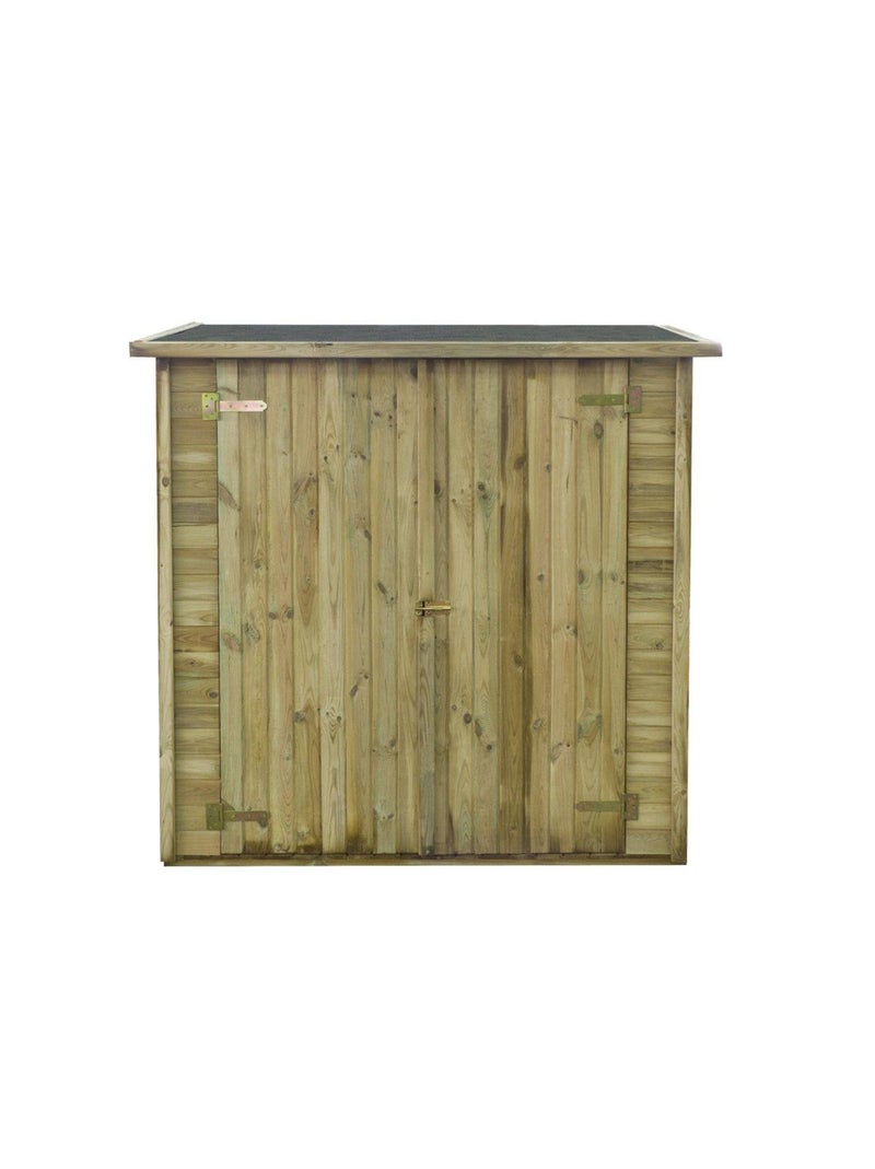 Abri jardin bois adossable Bois naturel - Kiabi