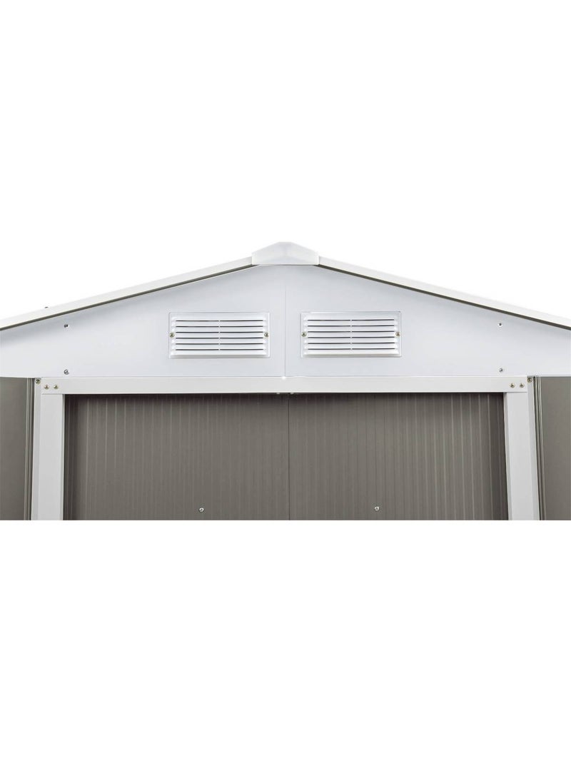 Abri jardin métal Taupe - Kiabi