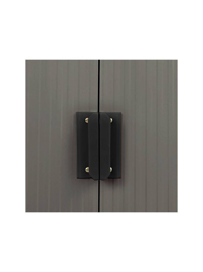 Abri jardin métal Taupe - Kiabi