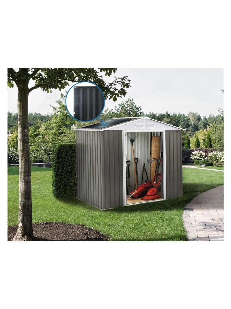Abri jardin métal Taupe - Kiabi