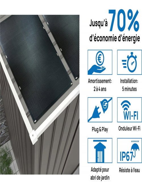 Abri jardin métal - Kiabi