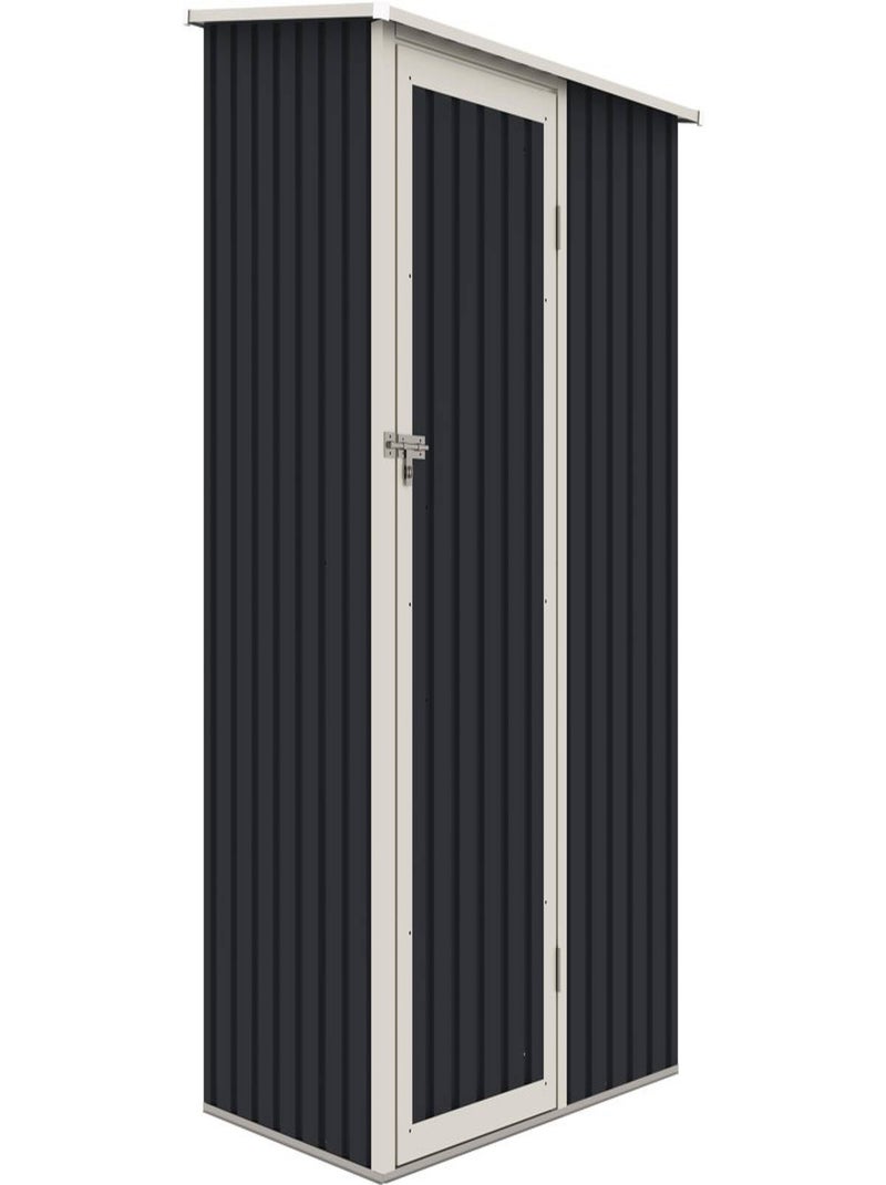 Abris de Jardin métal "Vega II"- 1.35 m² -Gris Gris - Kiabi