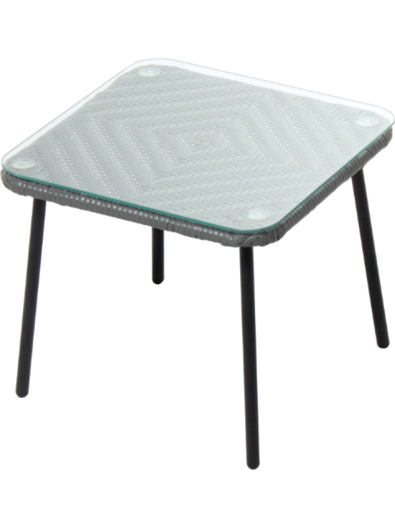 ACAPULCO Set de 2 fauteuils + table basse naturel Bois naturel - Kiabi
