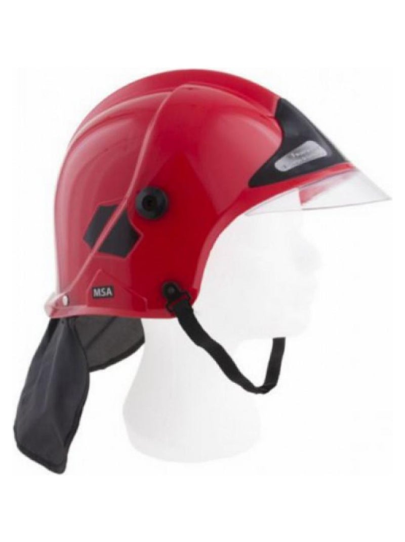 Accessoire de deguisement : casque de pompier Rouge - Kiabi