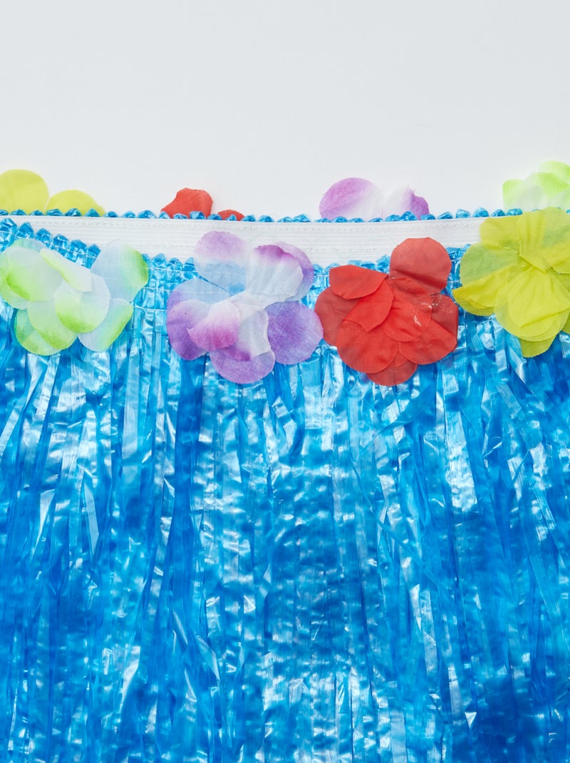 Accessoire jupe hawaïenne bleu - Kiabi