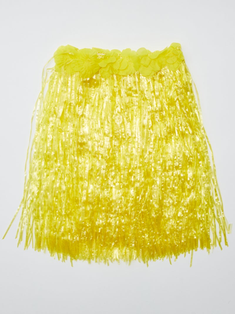 Accessoire jupe hawaïenne jaune - Kiabi