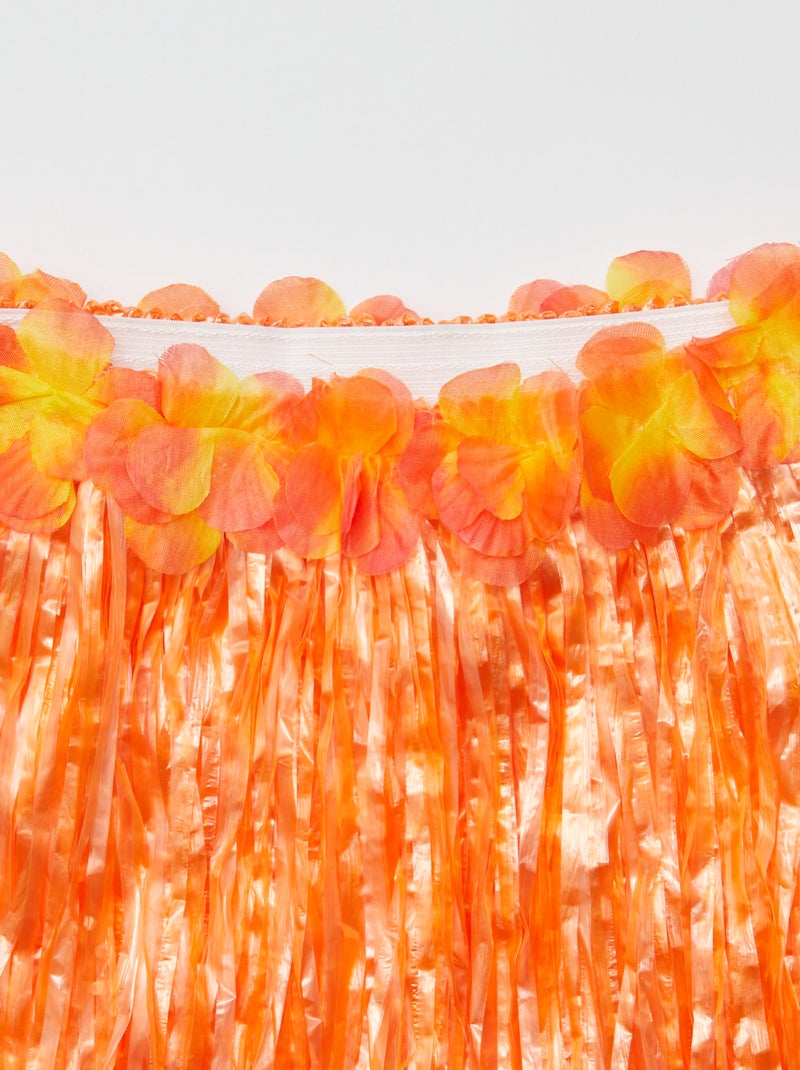 Accessoire jupe hawaïenne orange - Kiabi