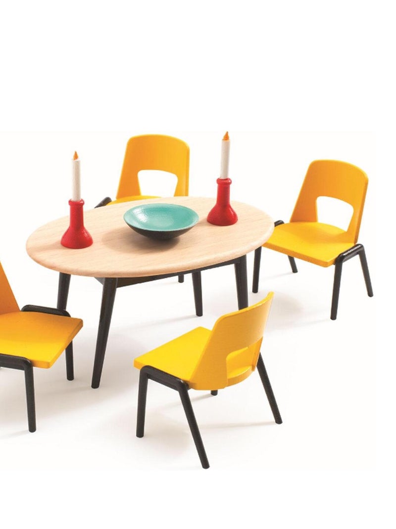 Accessoire maison de poupées : La salle à manger N/A - Kiabi