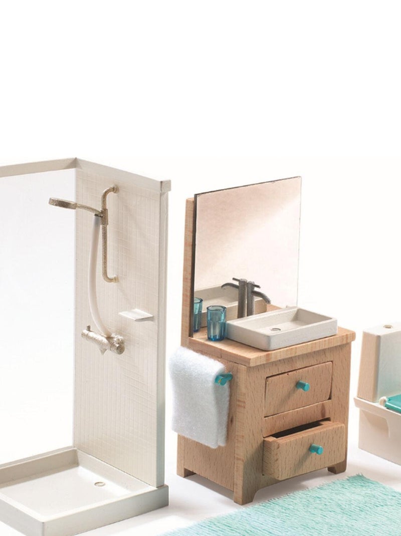 Accessoire maison de poupées : La salle de bain N/A - Kiabi