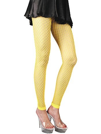 Accessoire paire de legging résille fluo