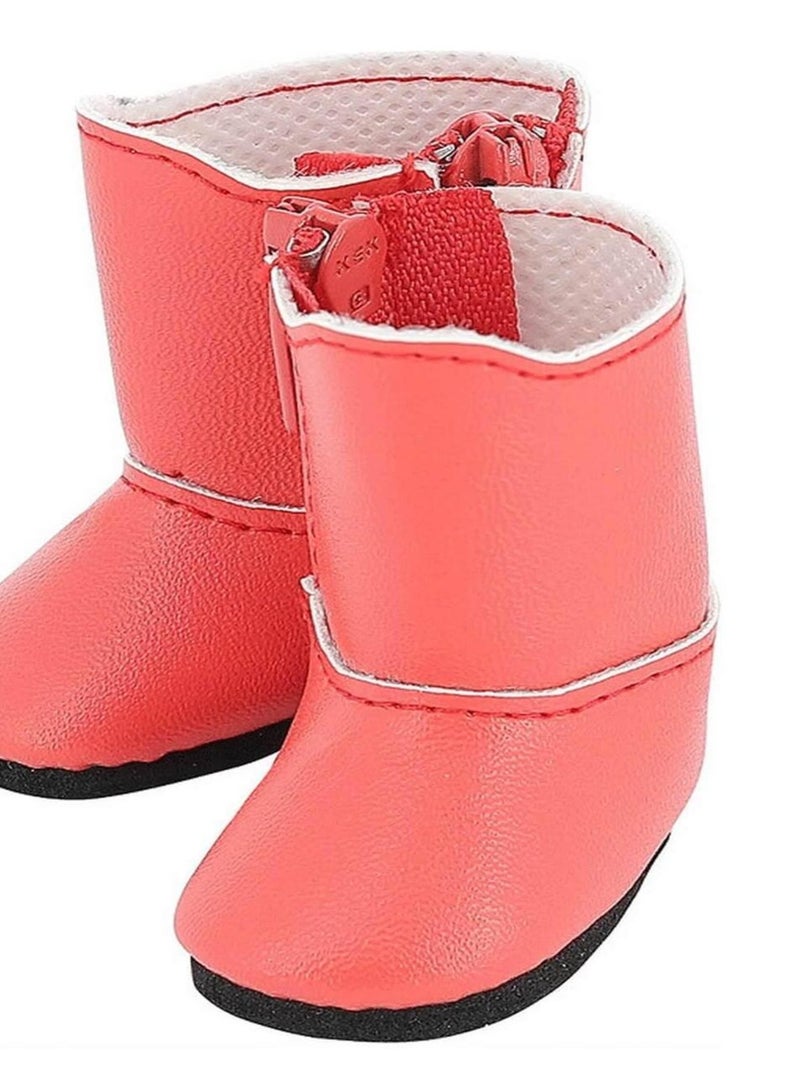 Accessoire pour poupées 34 cm Minouche : Bottes rouges N/A - Kiabi
