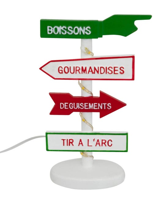 Accessoire village panneau lumineux fête foraine 4 led - Kiabi
