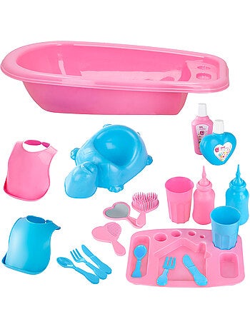 Accessoires de jouets pour bébés avec baignoire colorbaby's