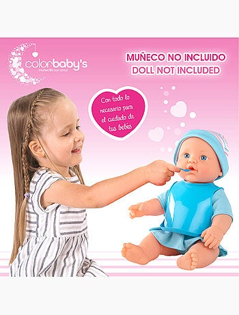 Accessoires de jouets pour bébés avec baignoire colorbaby's